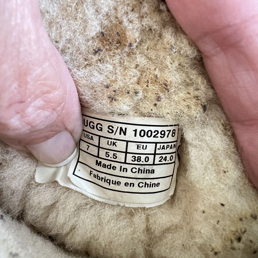 Ugg Boots Size 7 Stellar Sequin Reversible Purple… - image 6